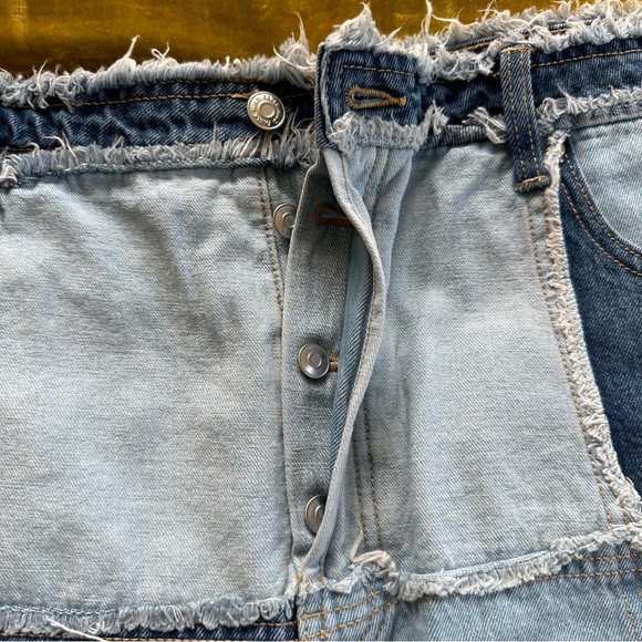 Multi Denim Jean Shorts - Picture 7 of 8